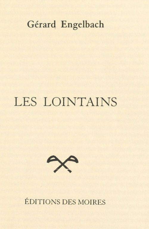 Couverture ebook de Les lointains, de Gerard Engelbach