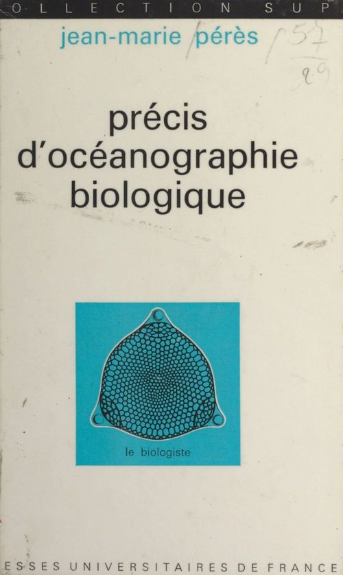 ebook cover of Précis d'océanographie biologique, by Jean-Marie Peres