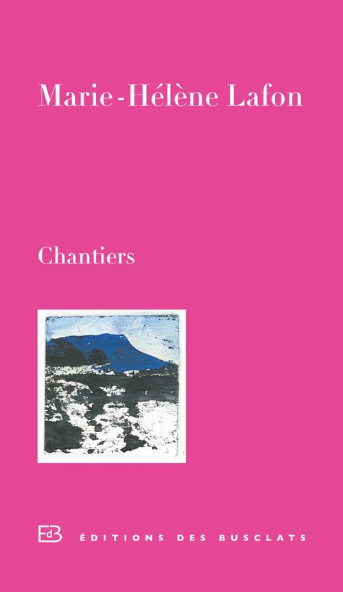 ebook cover of Chantiers, by Marie-Hélène Lafon