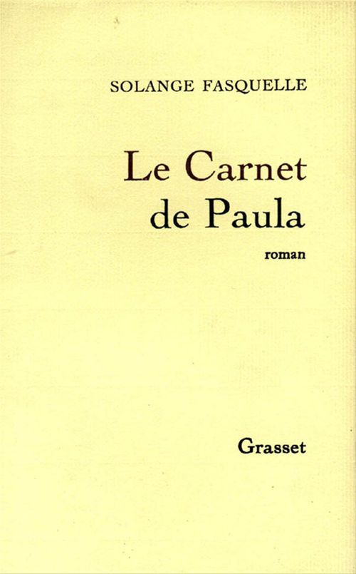 ebook cover of Le carnet de Paula, by Solange Fasquelle