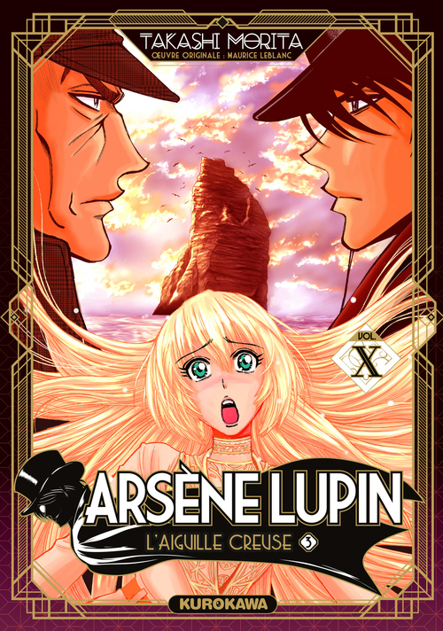 Couverture ebook de Arsène Lupin - Tome 10, de Maurice Leblanc