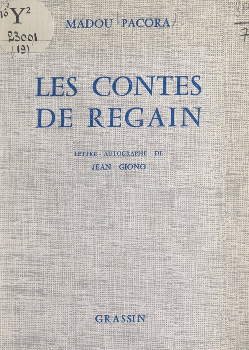 Couverture ebook de Les contes de Regain, de Madou Pacora