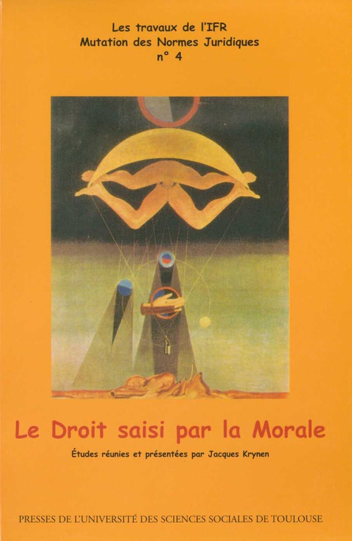 Couverture ebook de Le Droit saisi par la Morale, de