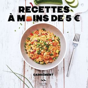 Couverture ebook de Recettes à moins de 5 euros, de Collectif