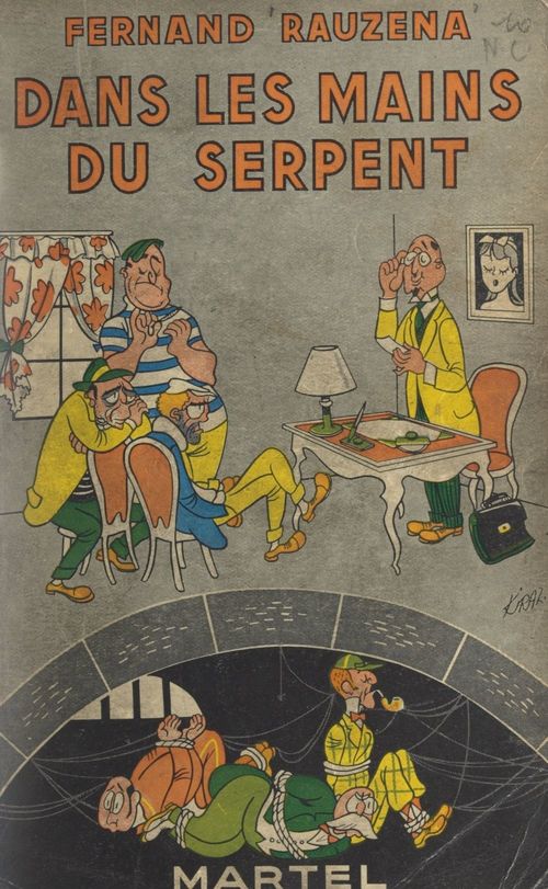 Couverture ebook de Dans les mains du serpent, de Fernand Rauzena