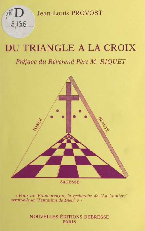 Couverture ebook de Du triangle à la croix, de Jean-Louis Provost