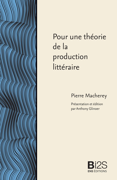 ebook cover of Pour une théorie de la production littéraire, by Pierre Macherey