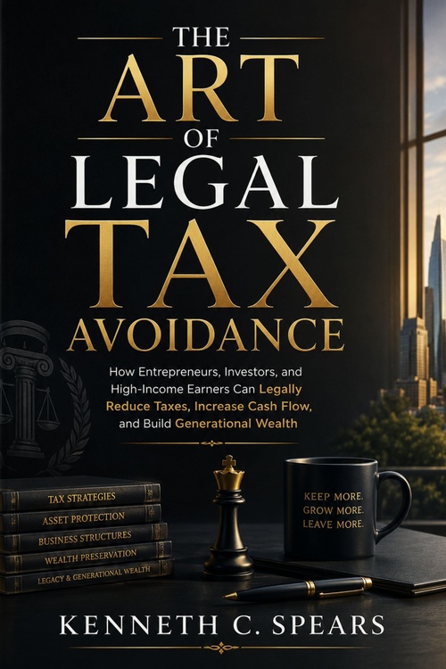 ebook cover of The Art of Legal Tax Avoidance, by Kenneth C. Spears