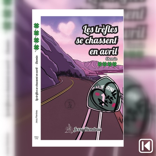 audiobook cover of Les trèfles se chassent en avril Tome 4, by Jessy Riendeau