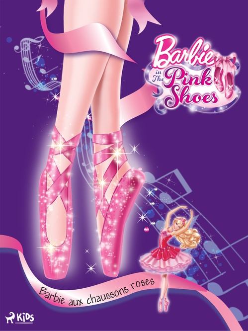 Couverture ebook de Barbie aux chaussons roses, de Mattel