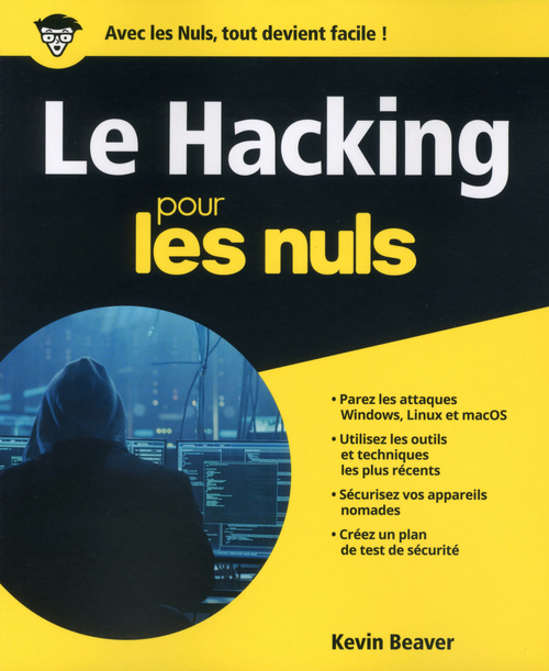 Couverture ebook de Le Hacking Pour les Nuls, de Kevin Beaver