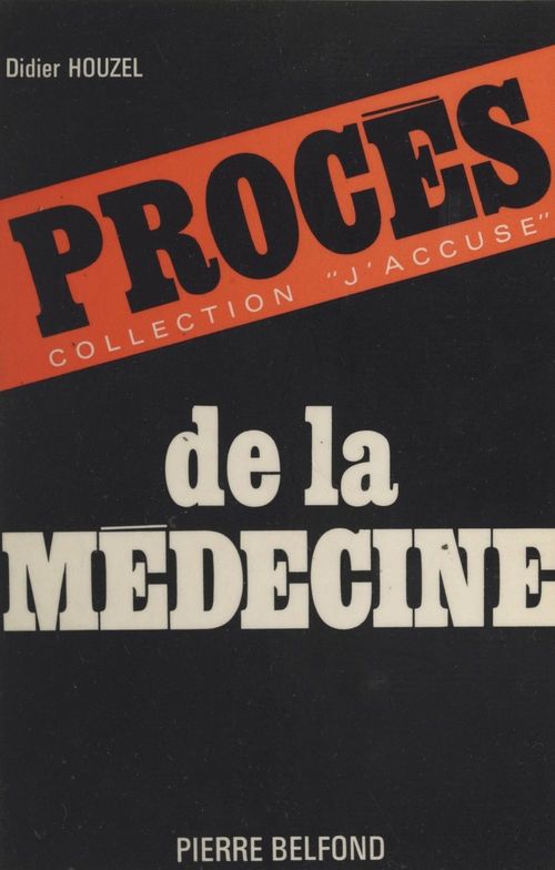 ebook cover of Procès de la médecine, by Didier Houzel