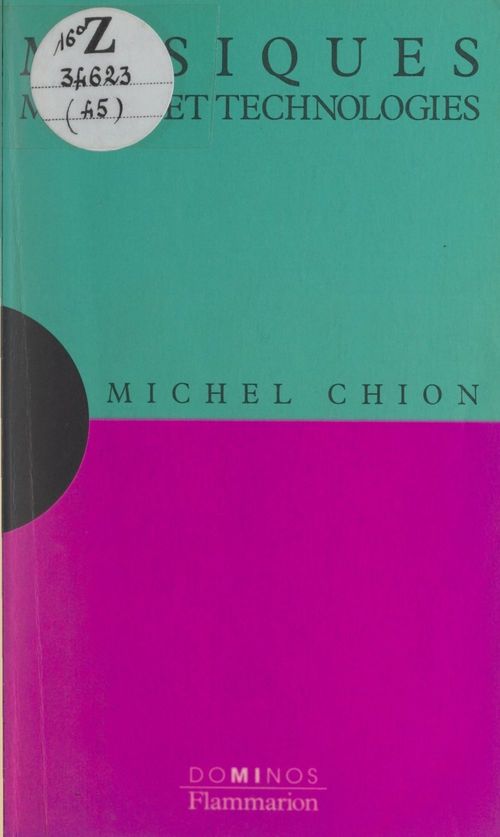 Couverture ebook de Musiques, médias et technologies, de Michel Chion