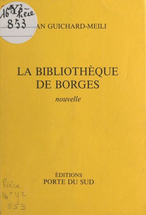ebook cover of La bibliothèque de Borgès, by Jean Guichard-Meili