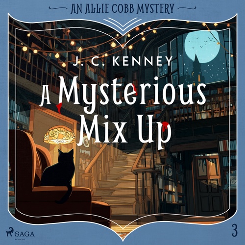 audiobook cover of A Mysterious Mix Up: A bookish small town whodunit, by J. C. Kenney