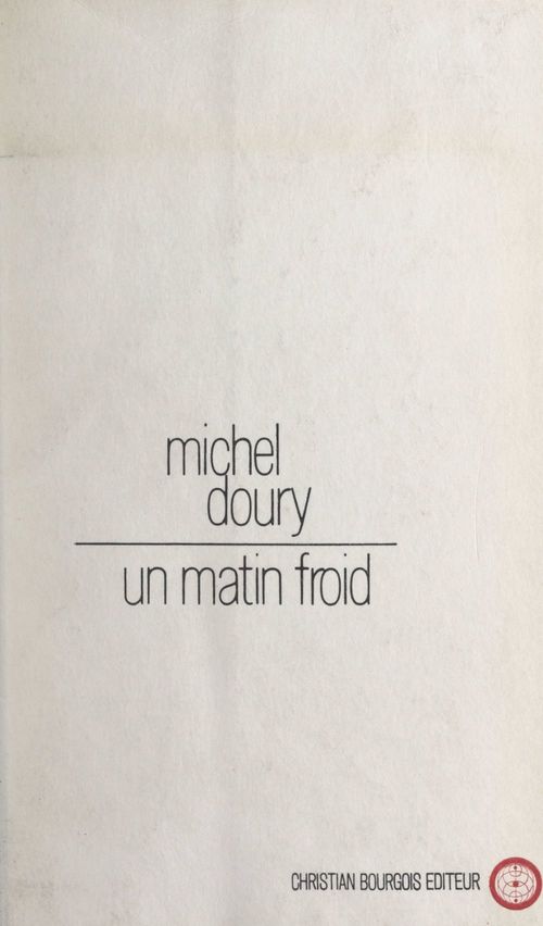ebook cover of Un matin froid, by Michel Doury