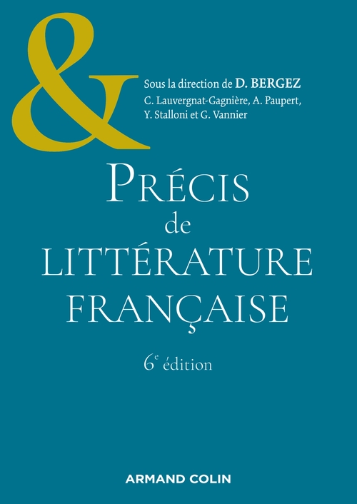 ebook cover of Précis de littérature française - 6e éd., by Daniel Bergez