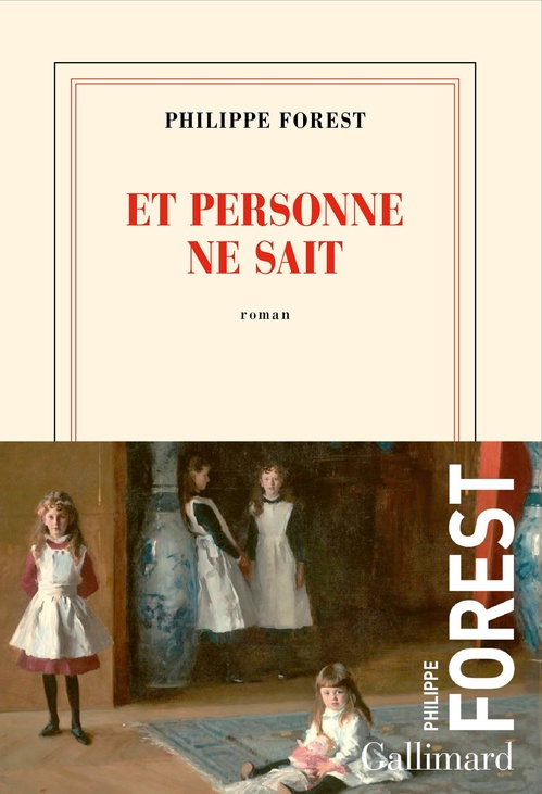 Couverture ebook de Et personne ne sait, de Philippe Forest