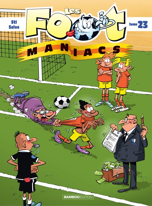 ebook cover of Les Footmaniacs - Tome 23 - Les Footmaniacs, by STI