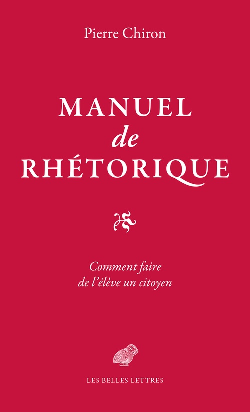ebook cover of Manuel de rhétorique, by Pierre Chiron