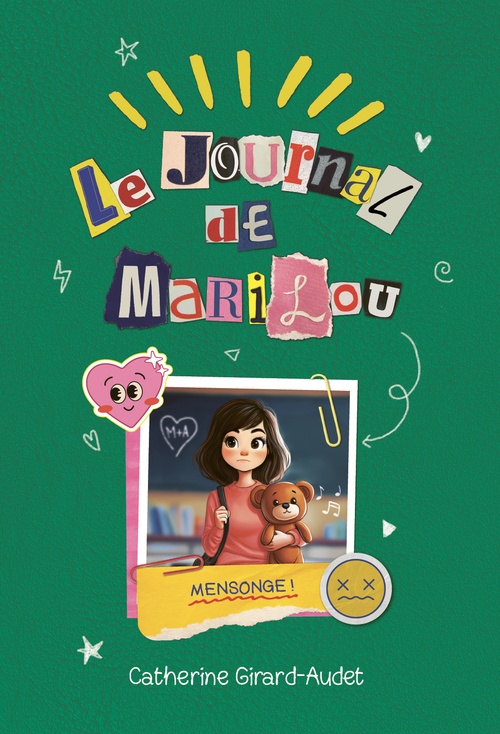 ebook cover of Le journal de Marilou - 5. Mensonge !, by Girard-Audet Catheri