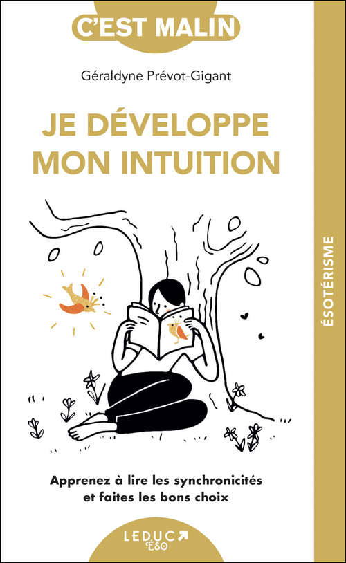 Couverture ebook de Je développe mon intuition, c'est malin, de Géraldyne Prévot-Gigant