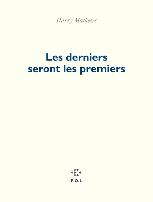 ebook cover of Les derniers seront les premiers, by Harry Mathews