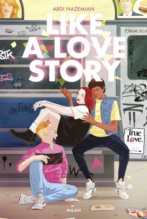 ebook cover of Like a love story, by Abdi Nazemian