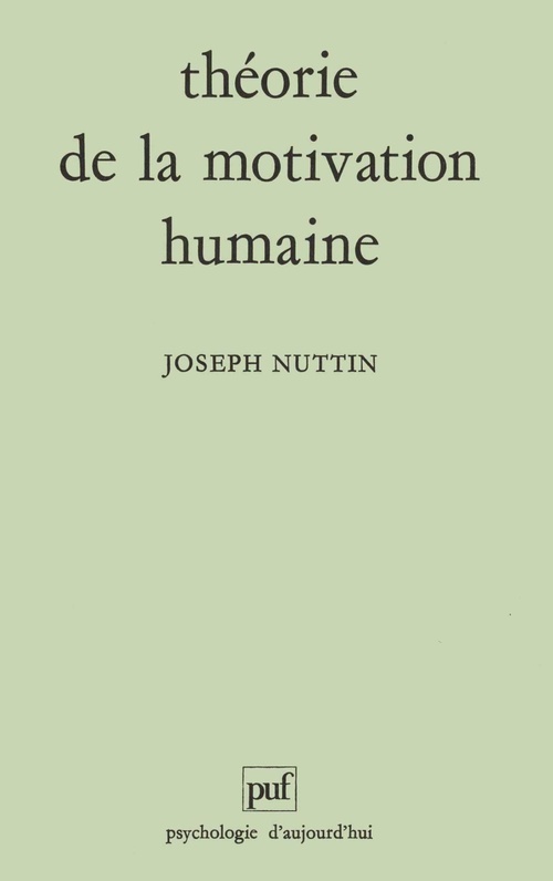Couverture ebook de Théorie de la motivation humaine, de Joseph Nuttin