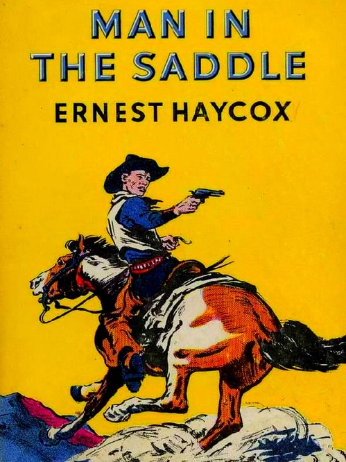 ebook cover of Man in the Saddle, by Ernest Haycox