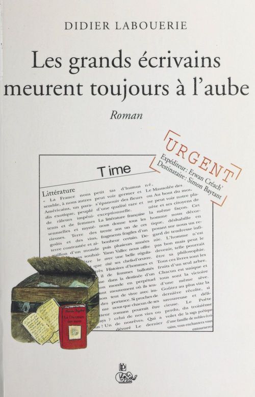 Couverture ebook de Les grands écrivains meurent..., de Labouerie