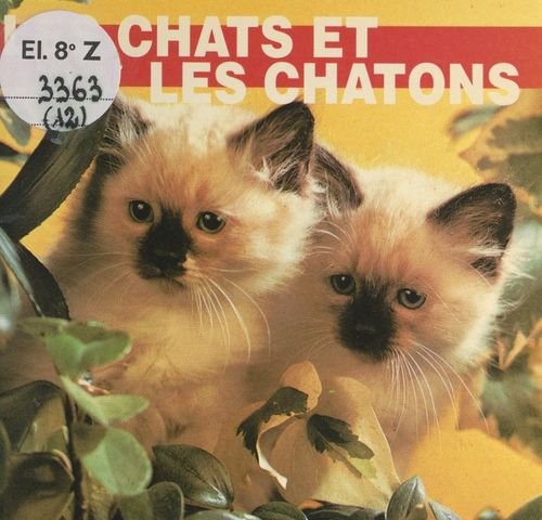 Couverture ebook de Les chats et les chatons, de Elizabeth Elias Kaufman
