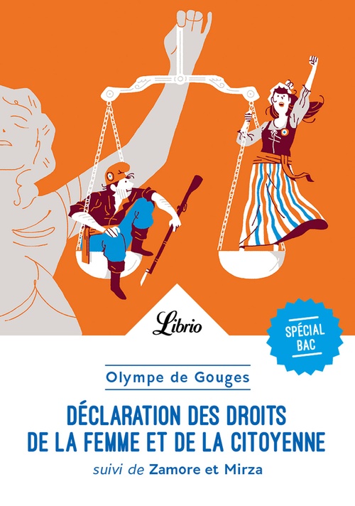 Couverture ebook de Déclaration des droits de la femme et de la citoyenne (BAC 2025), de Olympe de Gouges