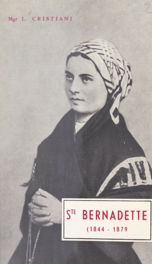 ebook cover of Sainte Bernadette (1844-1879), by Leon Cristiani