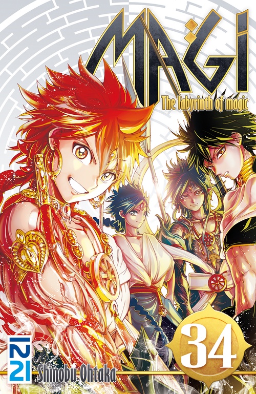 ebook cover of Magi - tome 34, by Shinobu Ohtaka