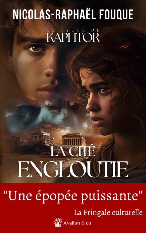 Couverture ebook de La cité engloutie, de Nicolas-Raphaël Fouque