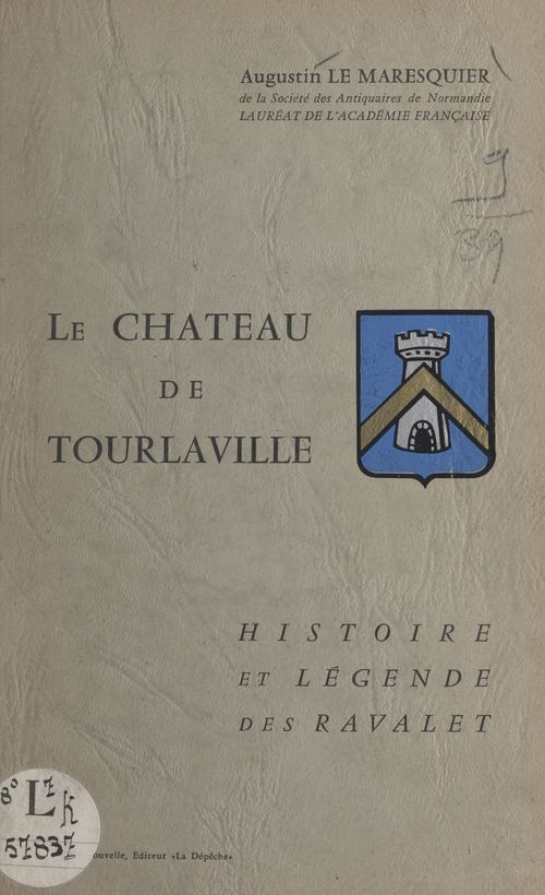 ebook cover of Le château de Tourlaville, by Augustin Le Maresquier
