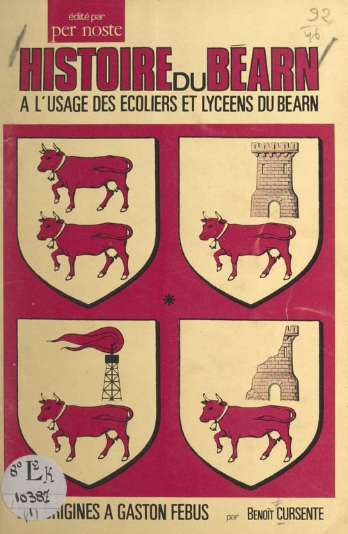 ebook cover of Histoire du Béarn, by Benoit Cursente