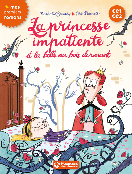 Couverture ebook de La Princesse impatiente et la belle au bois dormant, de Nathalie Somers