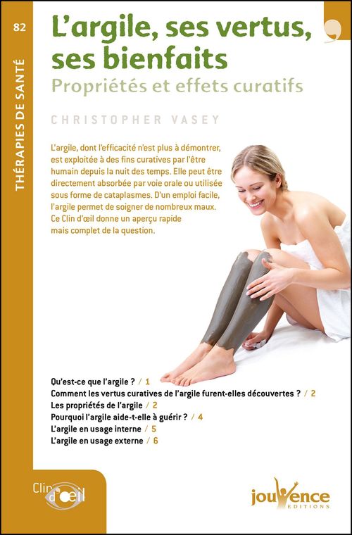 ebook cover of L'argile, ses vertus, ses bienfaits, by Christopher Vasey
