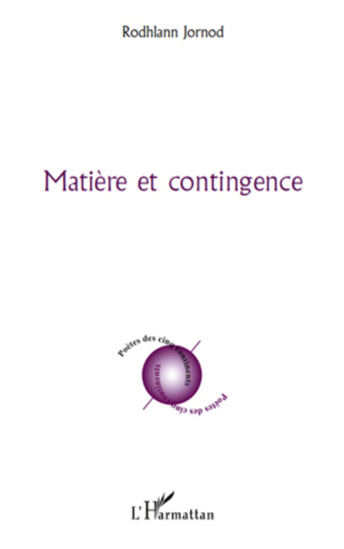 Couverture ebook de Matière et contingence, de Rodhlann Jornod