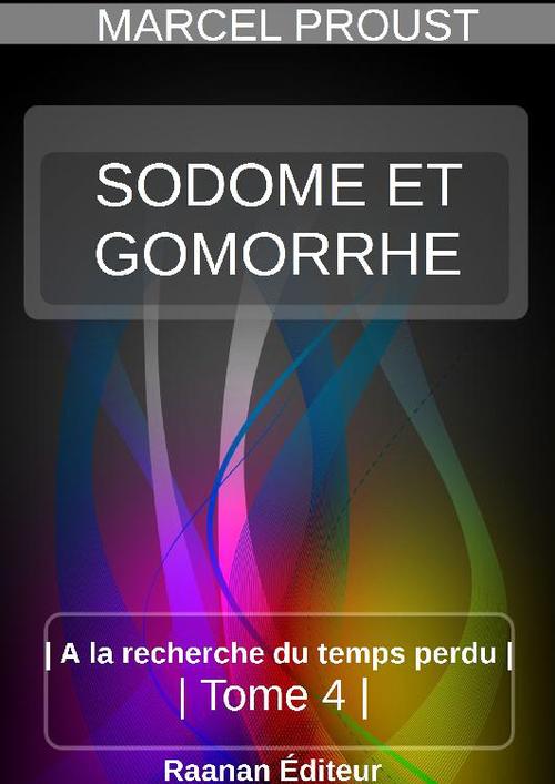 Couverture ebook de SODOME ET GOMORRHE, de Marcel Proust