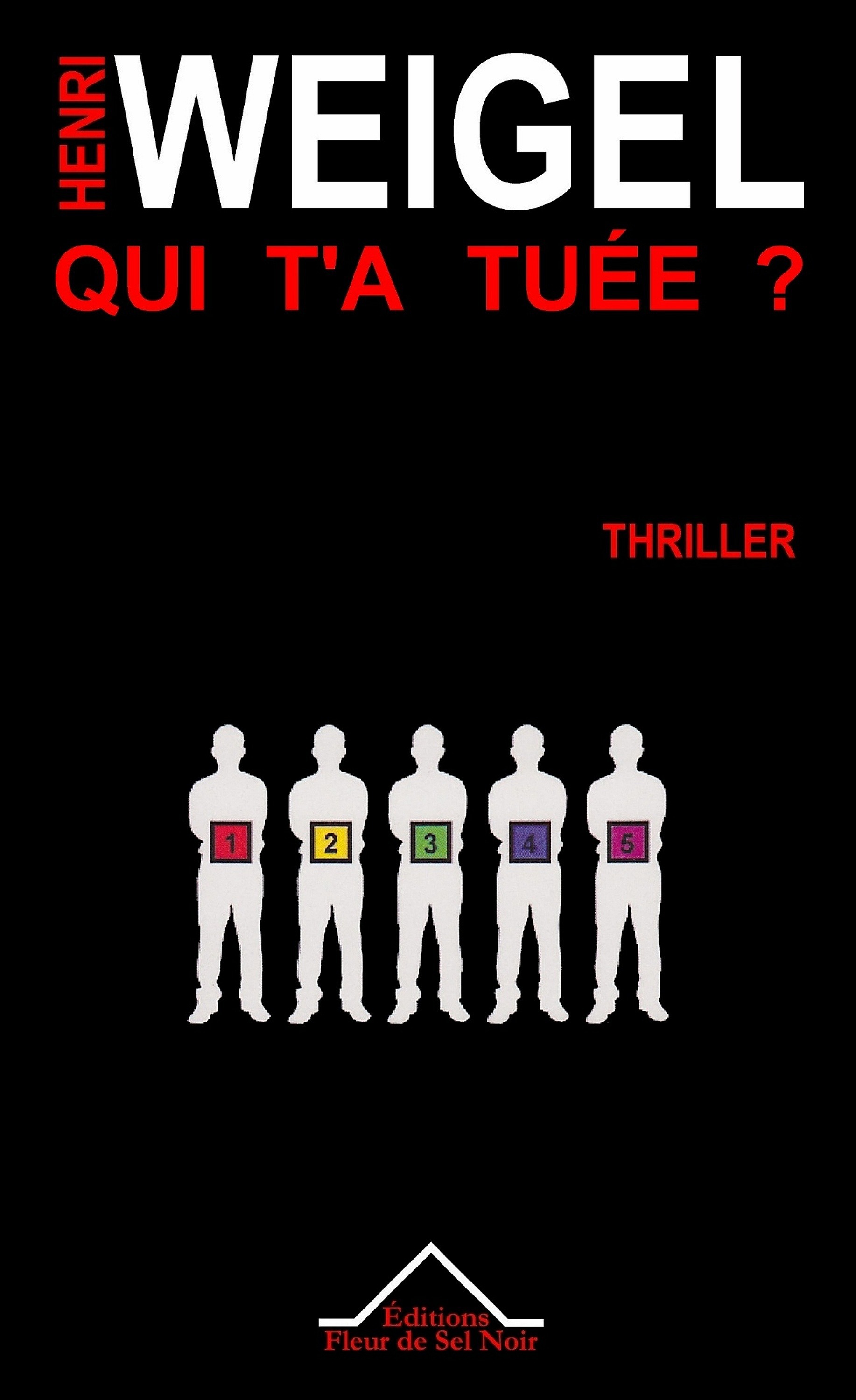 Couverture ebook de Qui t'a tuée?, de Henri Weigel