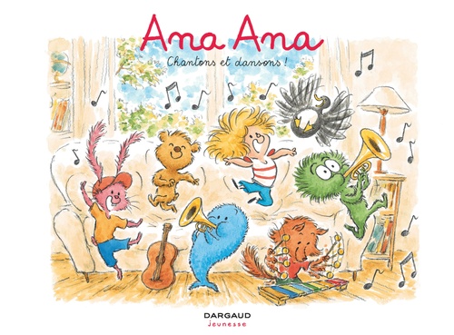 Couverture ebook de Ana Ana - Tome 28 - Chantons et dansons !, de Dormal, Roques