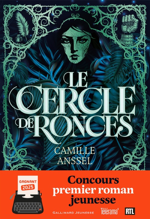 ebook cover of Le Cercle de Ronces. Lauréat du Concours du premier roman jeunesse 2025 Gallimard Jeunesse - RTL - Télérama, by Camille Anssel
