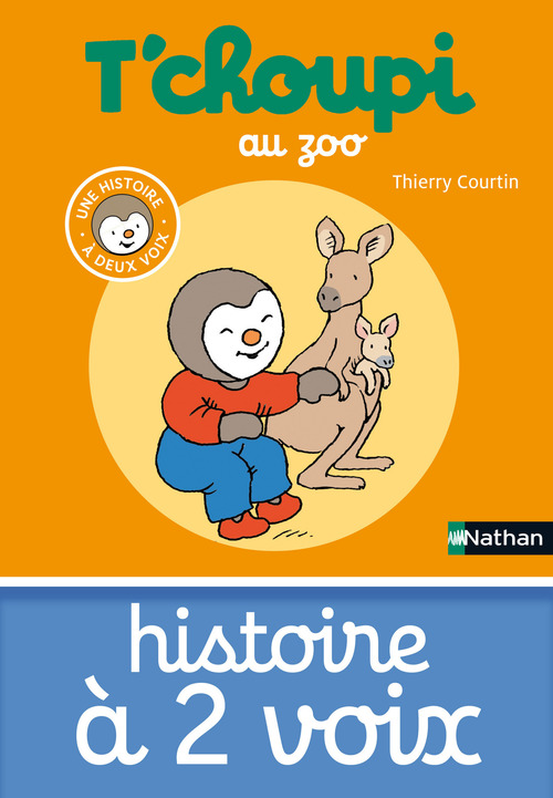 Couverture ebook de T'choupi au zoo-EFL3 enrichi, de Thierry Courtin