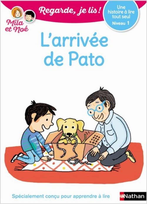 Couverture ebook de L'arrivée de Pato - Niveau 1 - Regarde je lis ! Une histoire à lire tout seul, de Eric Battut, Olivia Cosneau