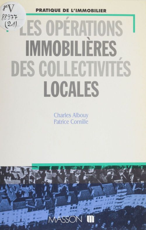 Couverture ebook de Les Opérations immobilières réalisées par les communes, de Albouy