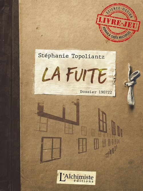 Couverture ebook de La fuite - Livre-jeu, de Stéphanie Topoliantz