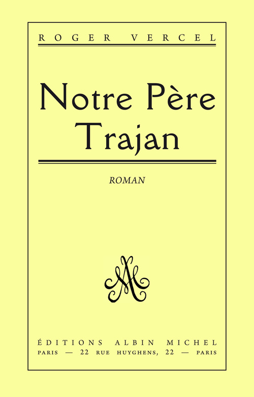 ebook cover of Notre père Trajan, by Roger Vercel
